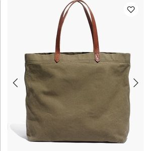 Madewell canvas transport tote
